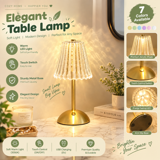 Led Nordic Bedroom Desktop Decorative Small Night Lamp